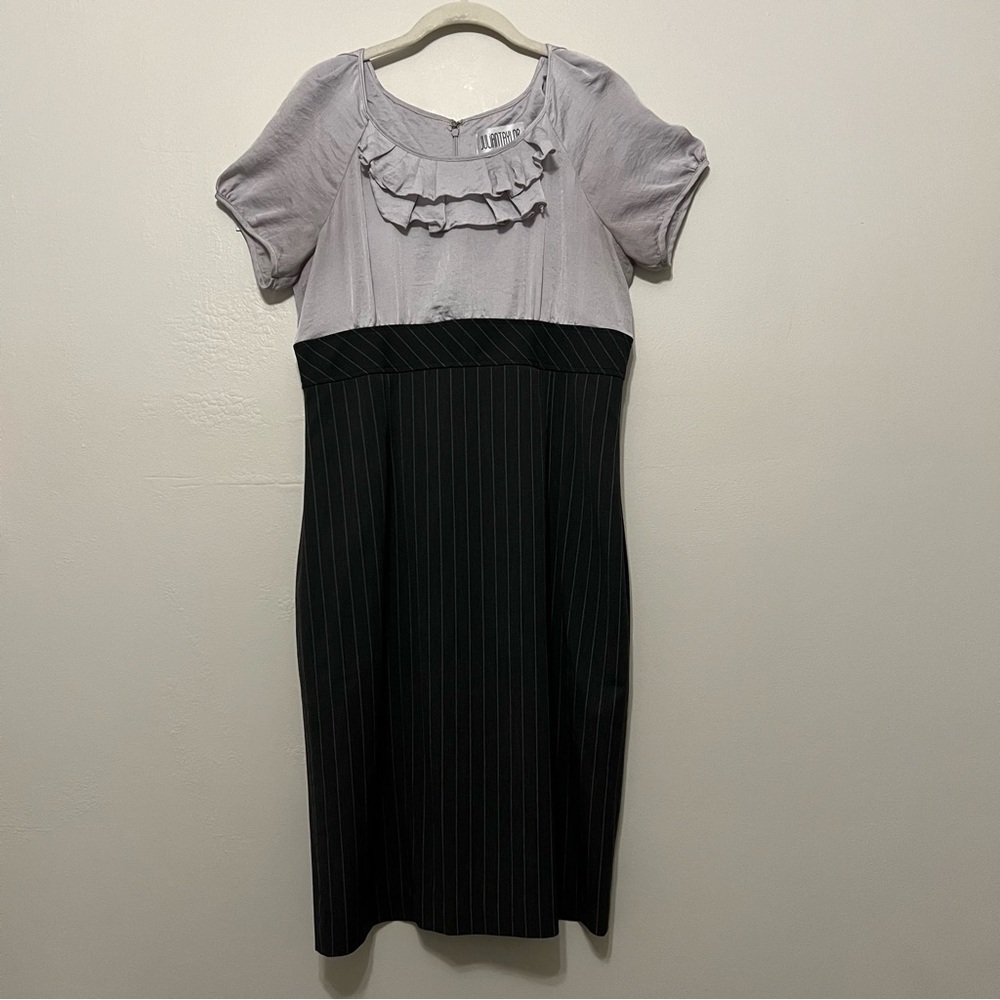 Julian Taylor Grey Pencil Dress, Size‎ 12